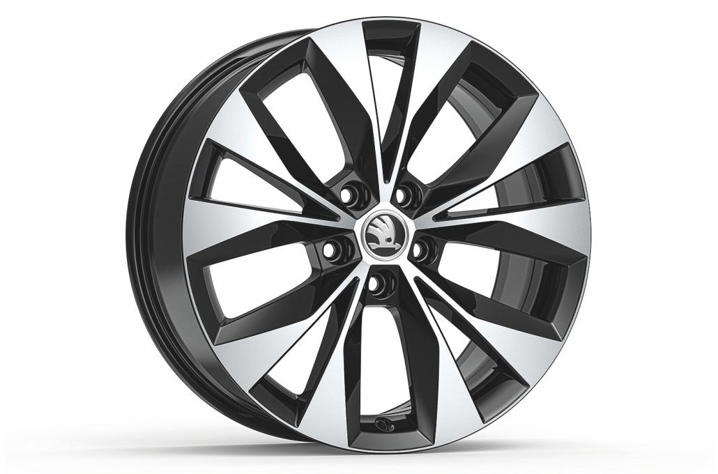 ŠKODA CASSIOPEIA 18" na SUPERB III matná platina
