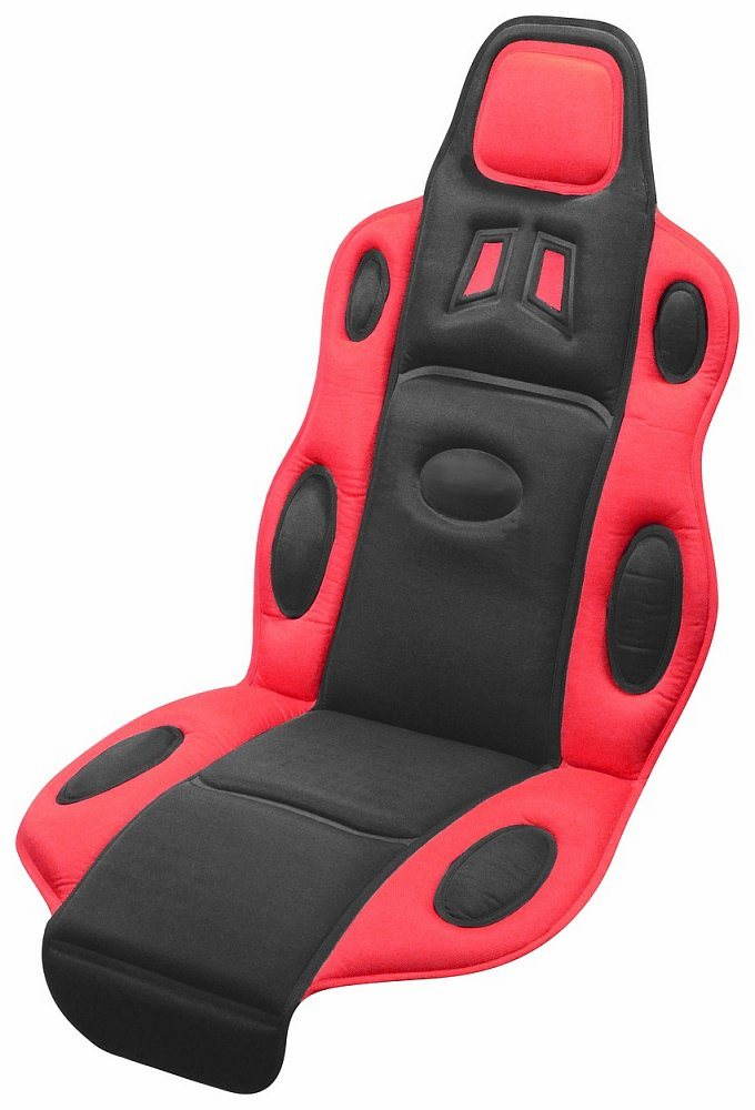 COMPASS Poťah sedadla RACE čierno-červený