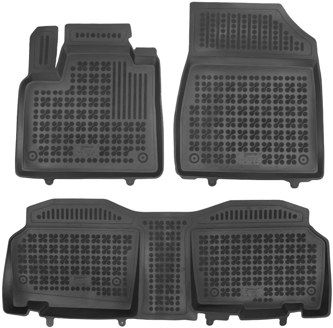 REZAW-PLAST Gumové autokoberce, Mercedes Citan, Nissan Townstar, Renault Kangoo, 2021-