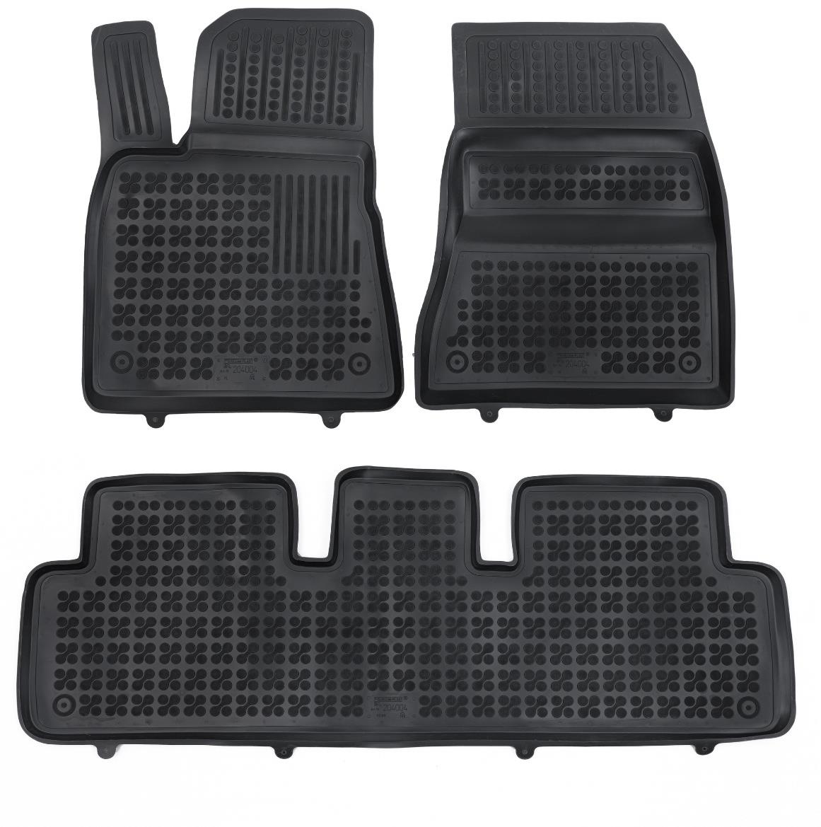 REZAW-PLAST Gumové autokoberce, Tesla Model 3, 2021 – 2023, s tepelným čerpadlom