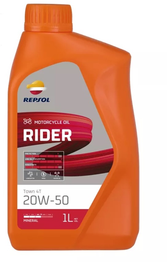 REPSOL Rider Town 4T 20W50, 1 l