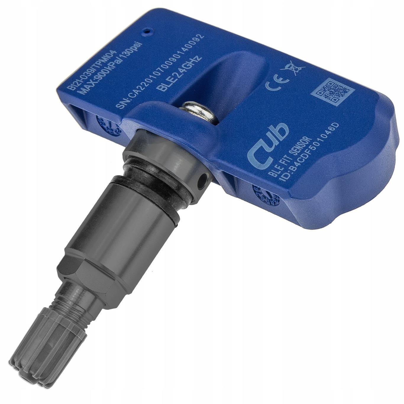 CUB ventil TPMS TESLA, Bluetooth 2,4 GHz, čierny