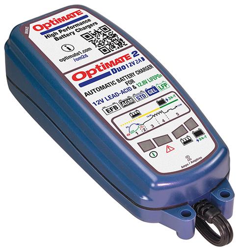 TECMATE nabíjačka akumulátorov OPTIMATE 2 DUO TM550, 12 V/12.8, 2 A