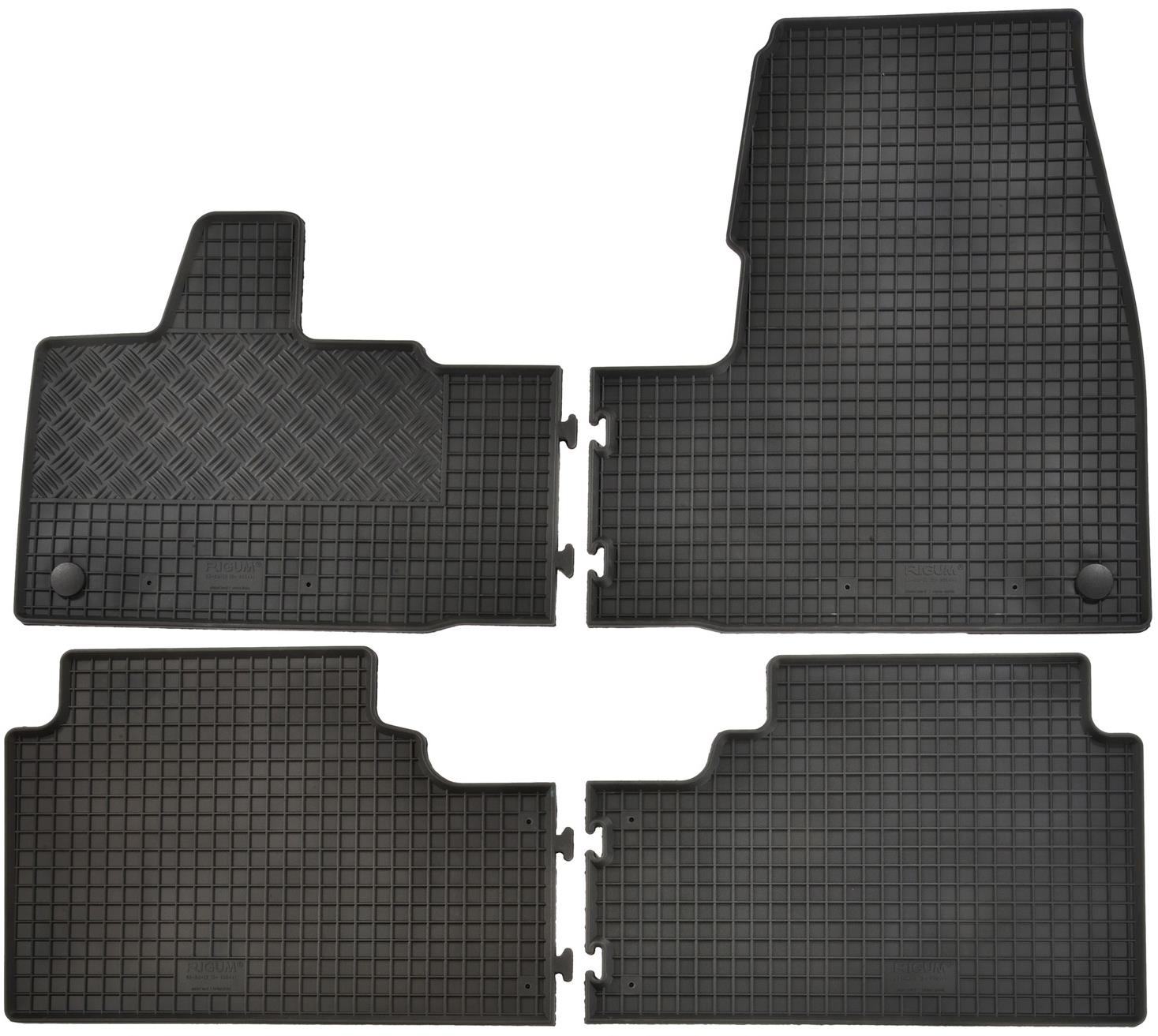 ACI gumové koberčeky čierne pre BMW i3 08/2013-