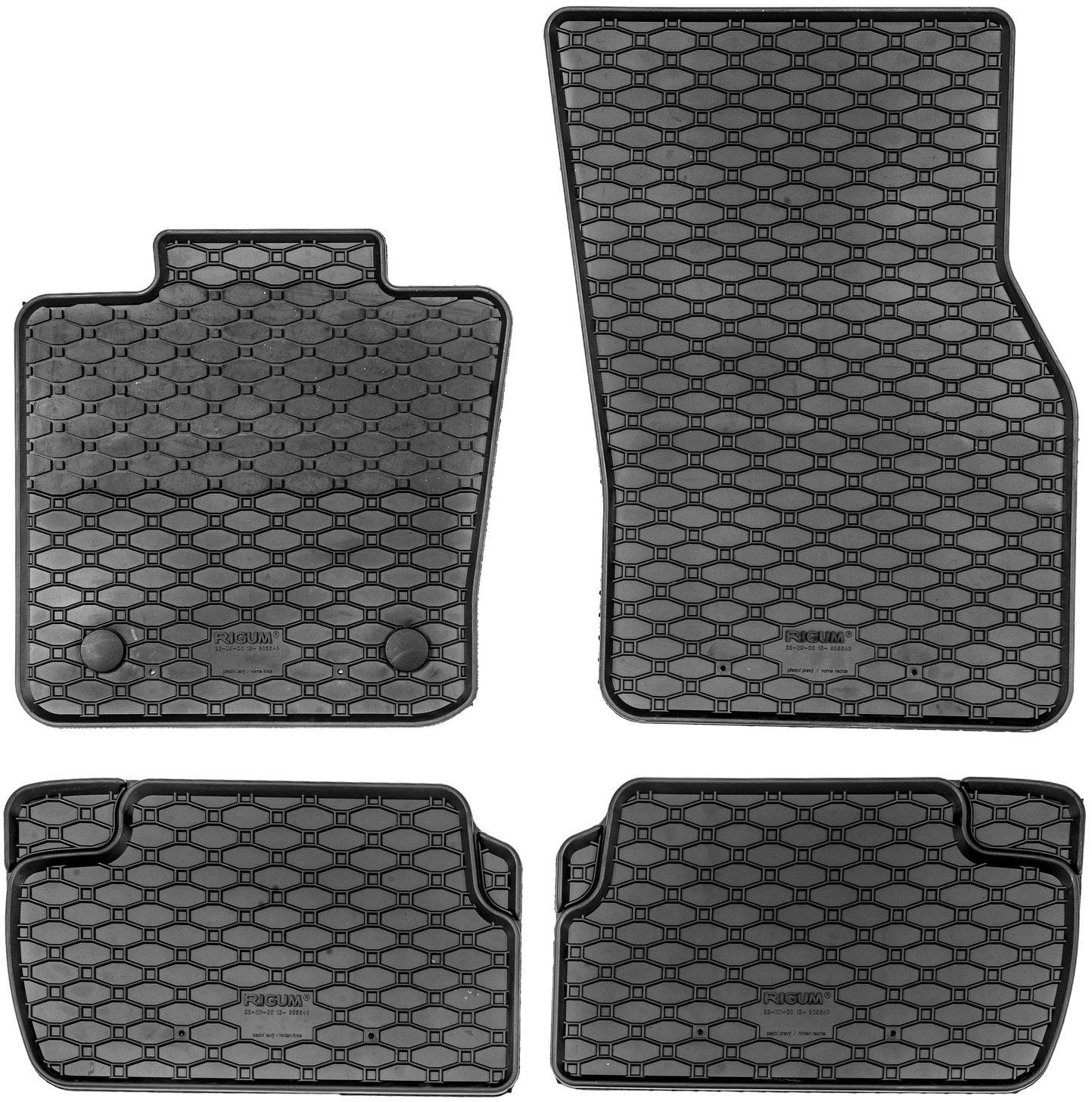 ACI gumové koberčeky čierne pre MINI COOPER F56 2014-