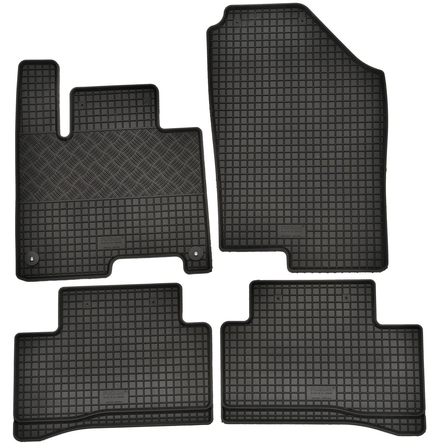 ACI gumové koberčeky čierne (súprava 4 ks) pre Kia SPORTAGE 10/21-