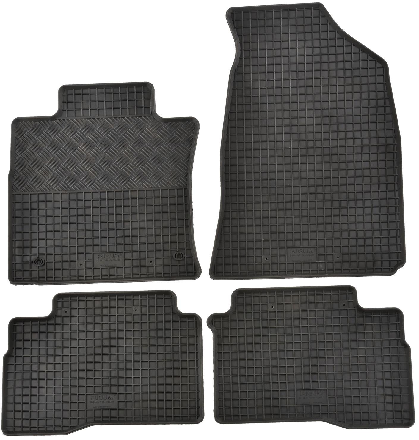 ACI gumové koberčeky čierne (súprava 4 kusov) pre Ssangyong TIVOLI 6/2019-