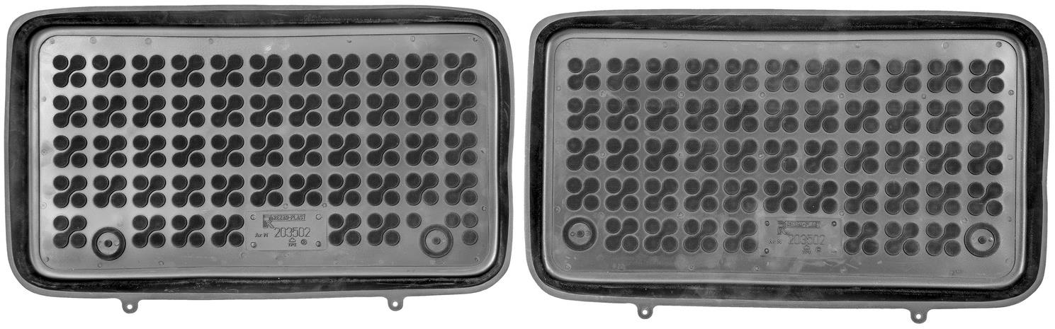 ACI univerzálne zadné gumové koberčeky (58 × 33,3 cm, sada 2 ks) pre Renault MÉGANE IV 6/2020-