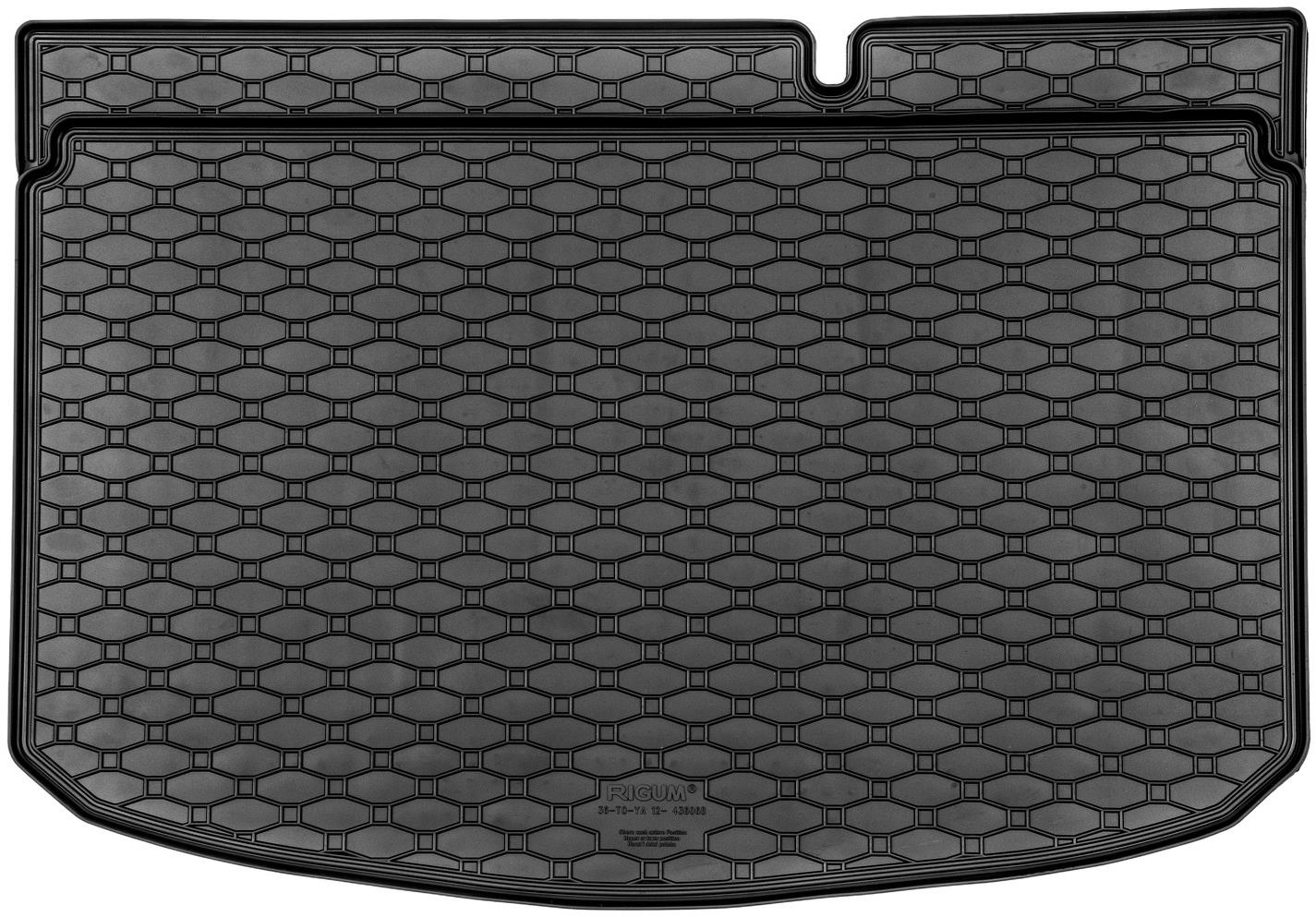 ACI gumová vložka do kufra čierna (horná i dolná poloha) pre Toyota YARIS 9/2011-8/2014