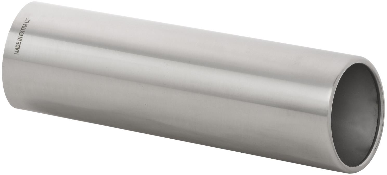 ASSO koncovka výfuku nehrdzavejúca oceľ okrúhla, vonkajší priemer 102 mm, dĺžka 330 mm