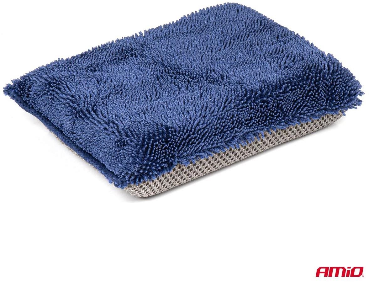 AMIO umývacia hubka z mikrovlákna na čistenie interiéru malá 16 × 10 × 3 cm