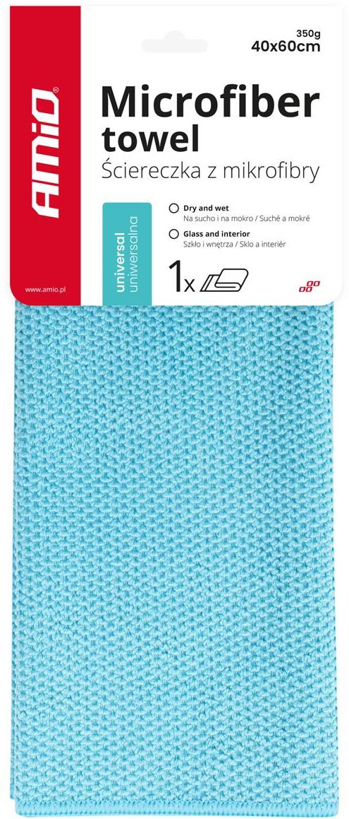 AMIO uterák z mikrovlákna na sklá a interiér 60 × 40 cm, 350 g