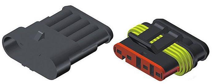 AMIO vodotesný konektor, 5-pól