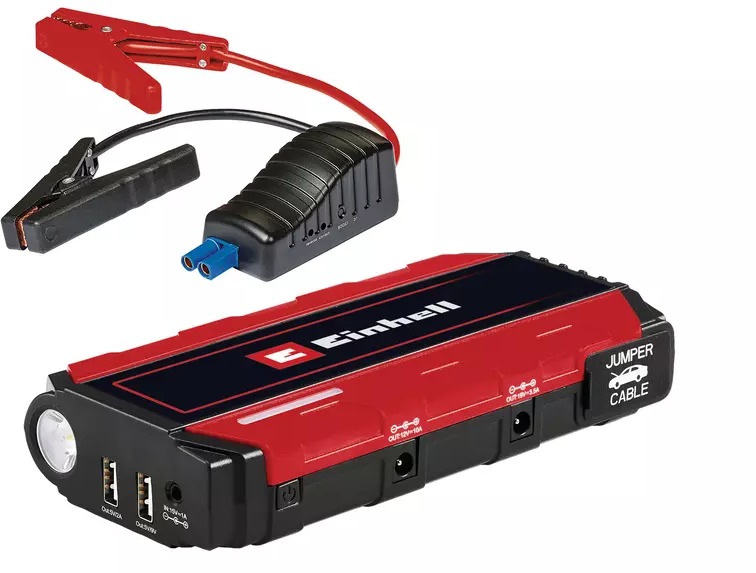 Einhell Jump-Start & Powerbanka CE-JS 12/1 s kapacitou 3× 3 700 mAh