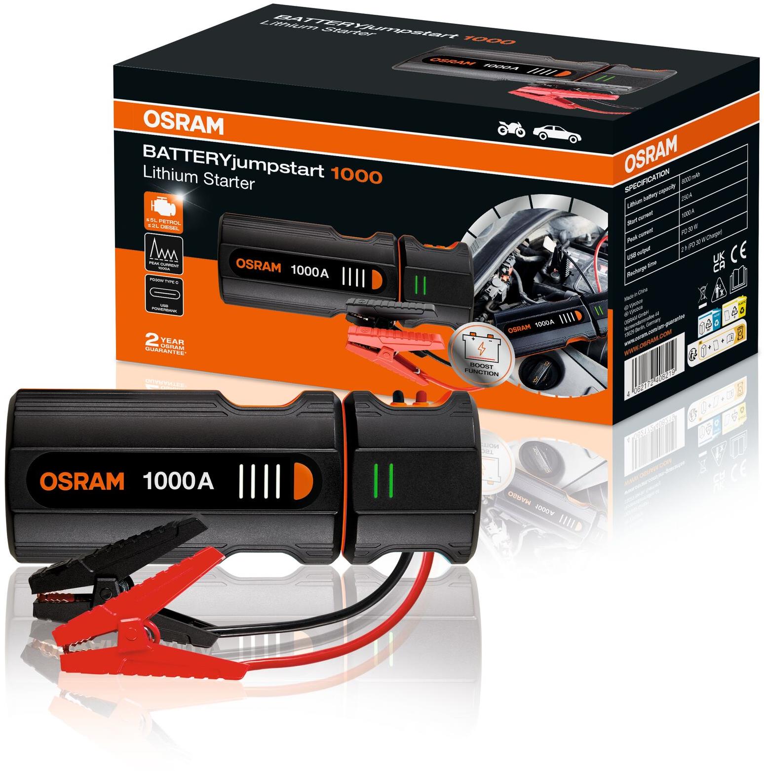 OSRAM BATTERYjumpstart 1000