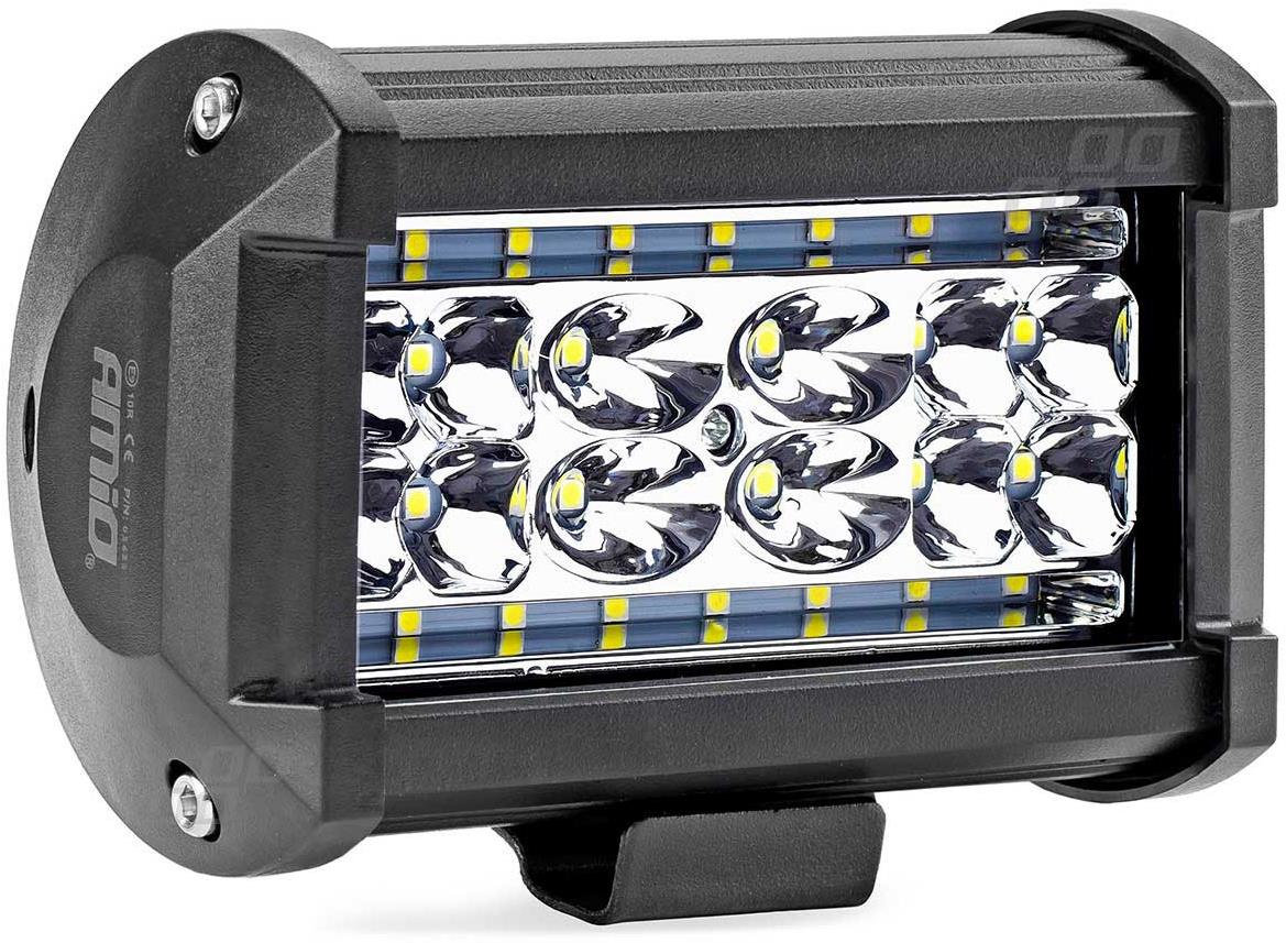 AMIO LED pracovné svetlo, napätie 9 – 36 V, 28 LED 3030, 136 × 82 mm