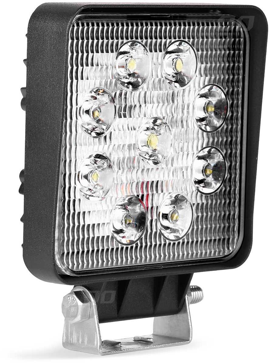 AMIO LED pracovné svetlo, napätie 9 – 36 V, 9 LED 3030, 110 × 110 mm