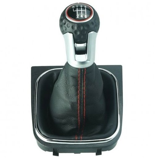 PROTEC Radiaca páka s manžetou, VW Golf V 2003-2008 6st červené prešitie I.