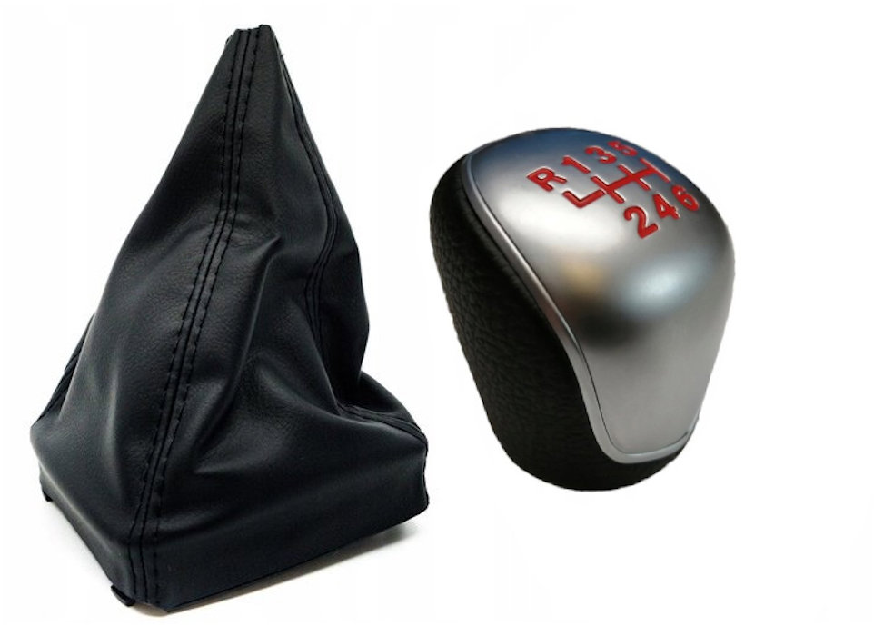 PROTEC Radiaca páka s manžetou, Ford Mondeo MK4 2007 – 2015 6st strieborná červená