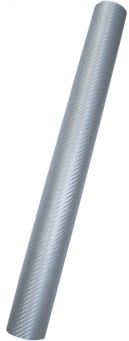 PREXIM Fólia ozdobná 50 × 60 cm 3Dcarbon strieborná