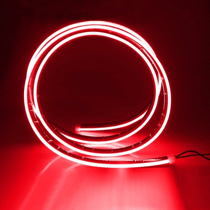 PREXIM Podsvetlenie pod kapotu LED 180 cm červené
