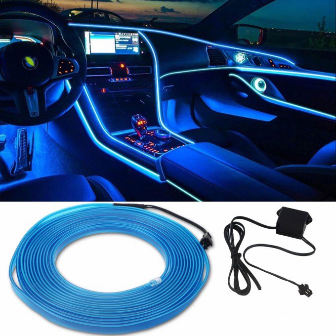 PREXIM Podsvetlenie interiéru LED 300 cm ice blue