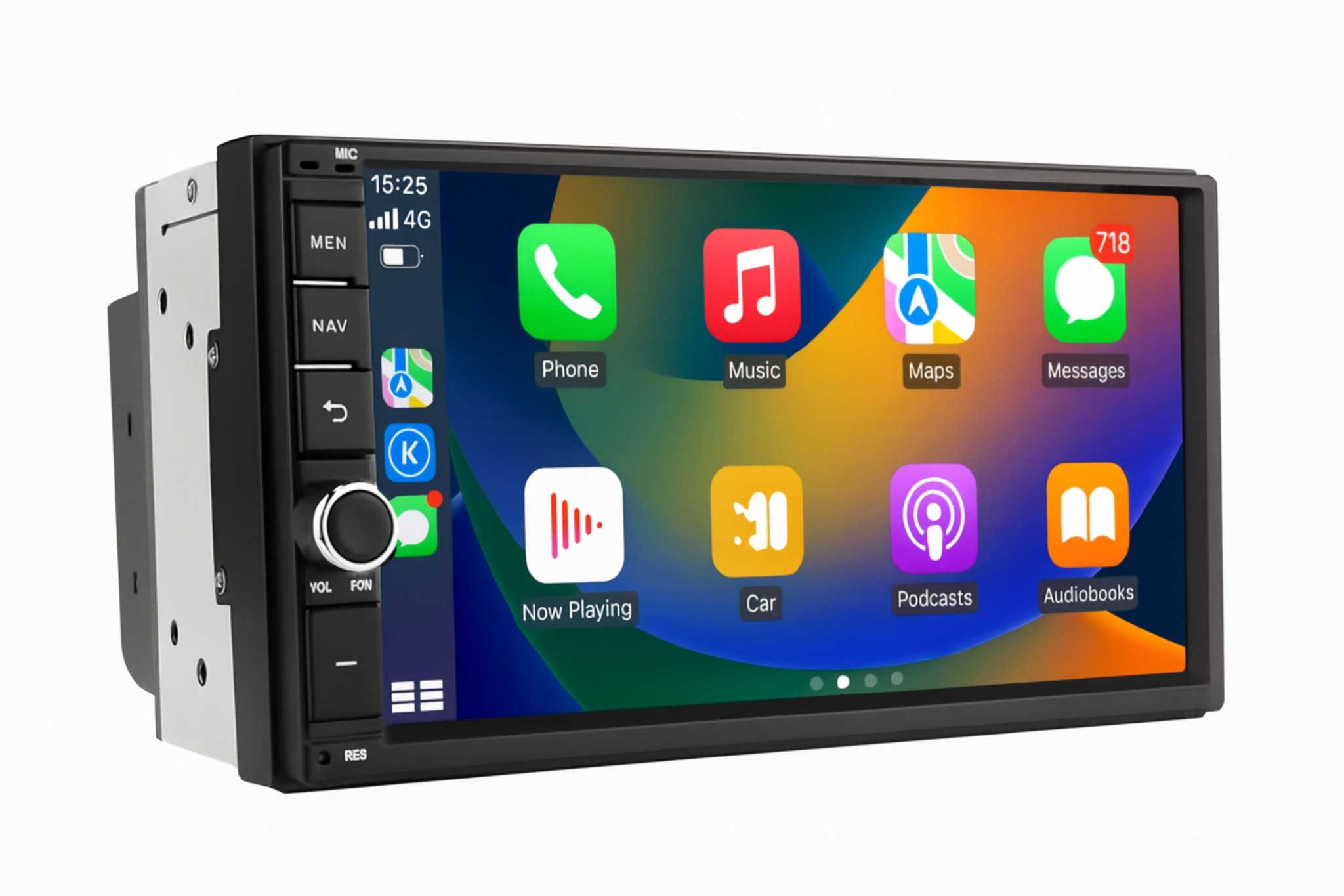 Hipzo 2 GB Univerzálne 2din Autorádio s Android, GPS navigácia, Handsfree – Bluetooth, WiFi, Kamera