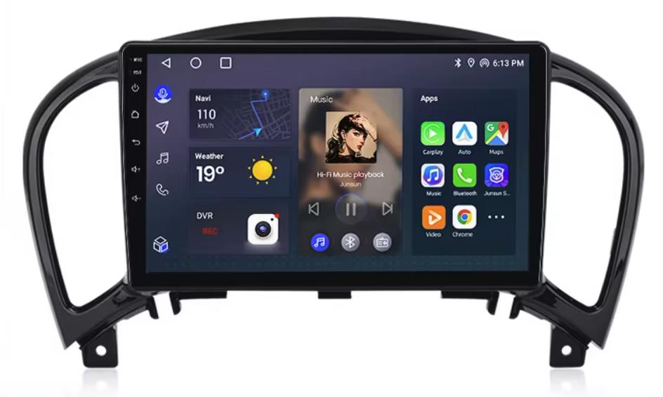 Ossuret 2 GB Autorádio Nissan Juke 2010 – 2014 s WiFi, GPS NAVIGÁCIA, KAMERA, rádio navigácia Nissan
