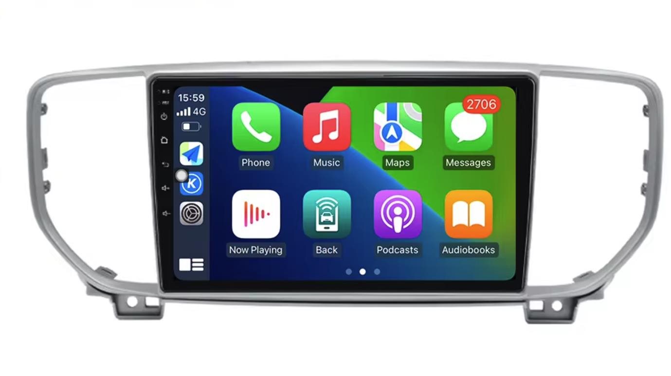 Ossuret 2GB RAM Autorádio KIA SPORTAGE 4 QL 2016 – 2018 s Androidom, GPS Navigácia, WiFi, USB