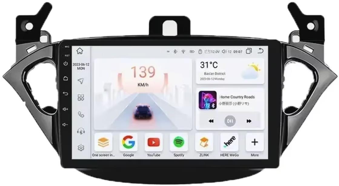 Hizpo Autorádio do Opel Corsa E 2015- 2019, GPS Navigácia, Kamera, WIFI, Bluetooth, USB, Android
