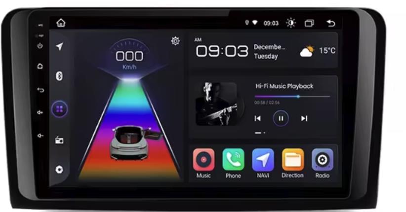 Hizpo 2GB Autorádio pre Mercedes Benz M-Class W164 GL-Class X164 ML GL Android GPS Navigácie