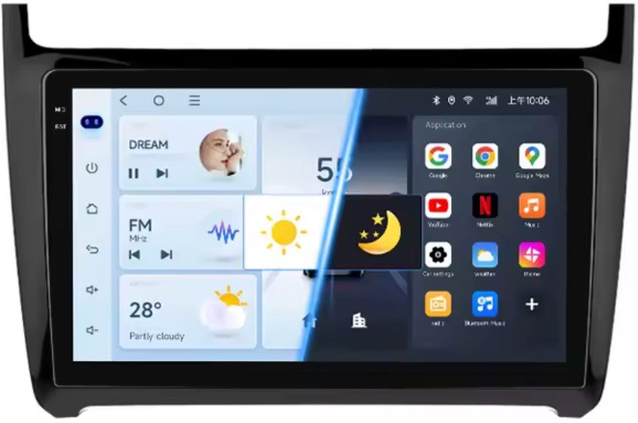 Ossuret Autorádio do Volkswagen POLO 5 2008-2020 ANDROID GPS NAVIGÁCIA, USB, Android Rádio