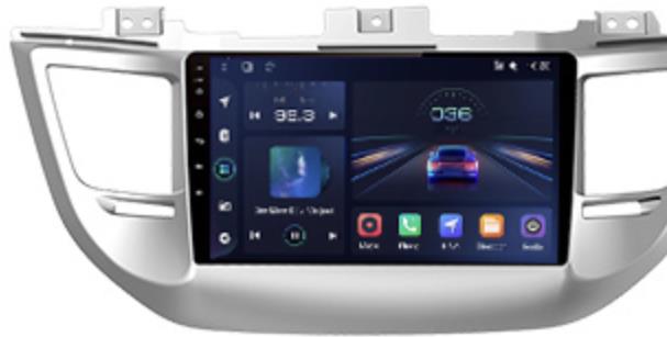 Hizpo 2DIN Autorádio pre Hyundai IX35 Tucson 3 2015 – 2018 Android GPS Navigácia Tucson 3 ix35, WiFi