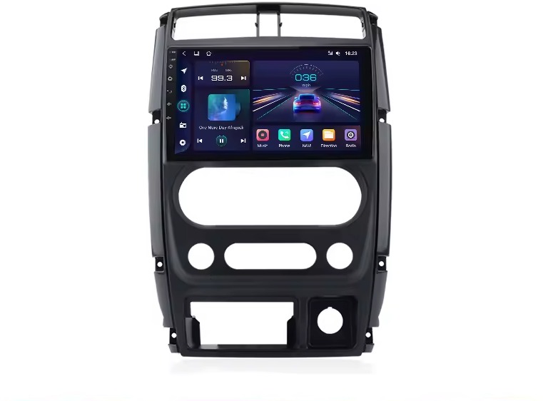 Ossuret 2din Autorádio Suzuki Jimny 3 2005 – 2019 Android s GPS navigáciou, WiFi, Bluetooth, Android