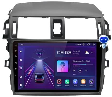 Ossuret Autorádio Toyota Corolla E140 E150 2006 – 2013 Android s GPS navigáciou, WiFi, USB, Bluetooth