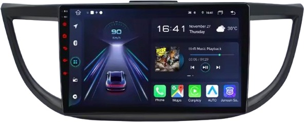 Hizpo Android Autorádio Honda CRV CR-V 2012-2016 s Android, GPS navigácia, WIFI, USB, Bluetooth