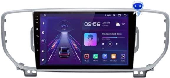 Ossuret Autorádio KIA SPORTAGE 4 QL 2016 – 2018 s Androidom, GPS Navigácia, WiFi, USB, Bluetooth