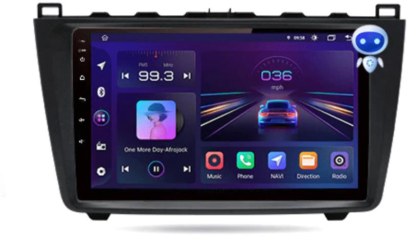 Junsun Autorádio Mazda 6 GH 2007 – 2012, GPS navigácia, KAMERA, WIFI USB, rádio pre MAZDA 6 2008 2009