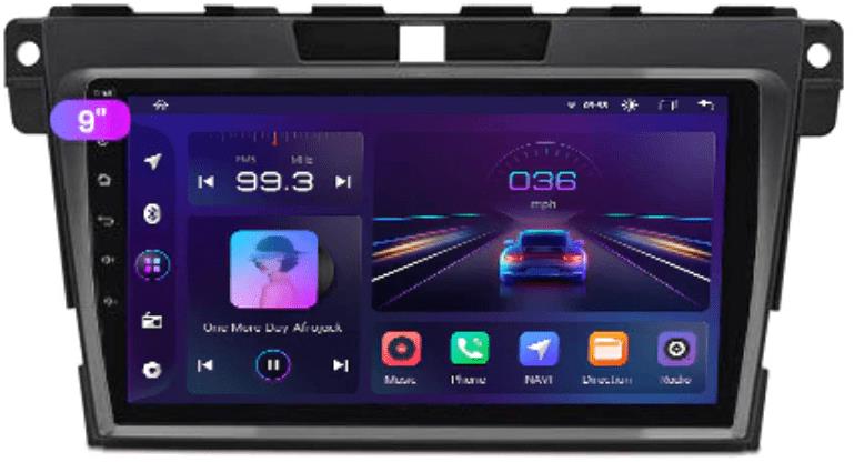 Ossuret Autorádio Mazda CX-7 CX7 2008 – 2015, GPS navigácia, KAMERA, WiFi USB, rádio pre Mazda CX-7