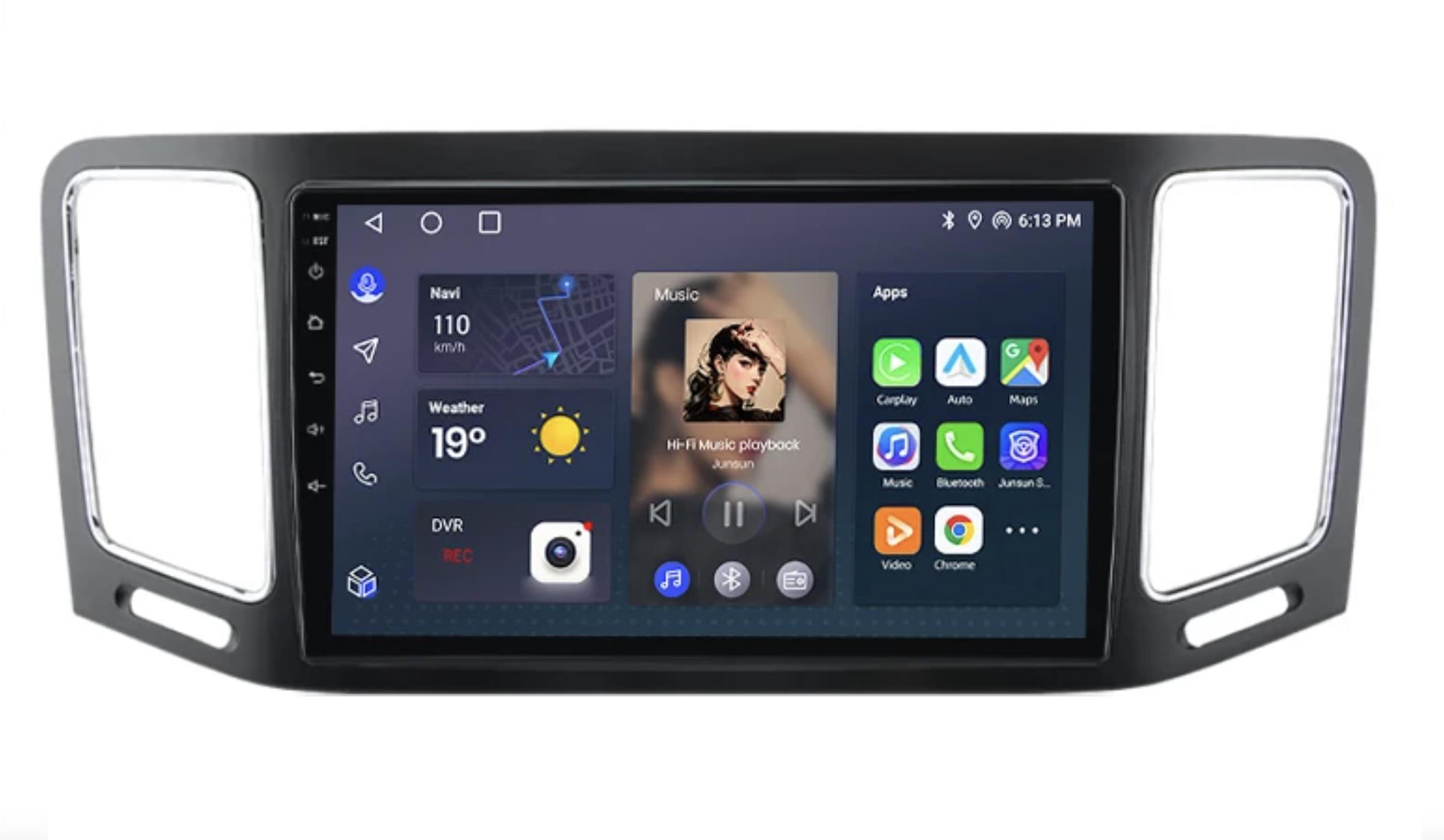 Hizpo 2DIN Autorádio Volkswagen Sharan a Seat Alhambra 2012 – 2018, GPS Navigácia, CarPlay, Android