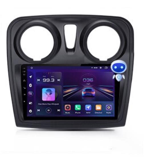 Hizpo 2din Autorádio pre Renault Logan 2, Dacia Sandero 2014-2019 Android s GPS navigáciou, WIFI, USB