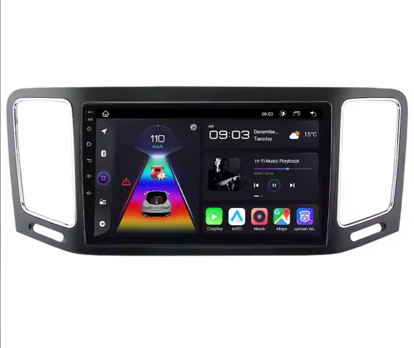 Hizpo 2DIN Android Autorádio do VW, SKODA, SEAT – PASSAT GOLF TIGUAN OCTAVIA, FABIA, YETI, ROOMSTER