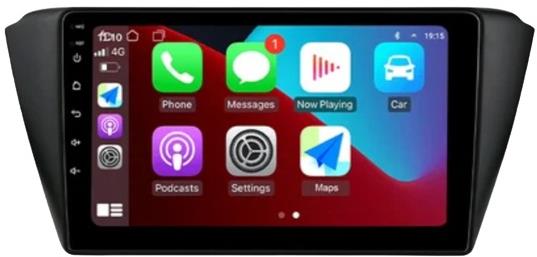 OSSURET CarPlay, Android Auto Autorádio Škoda Fabia mk3 2015-2021, 2 GB rádio pre Škoda Fabia III