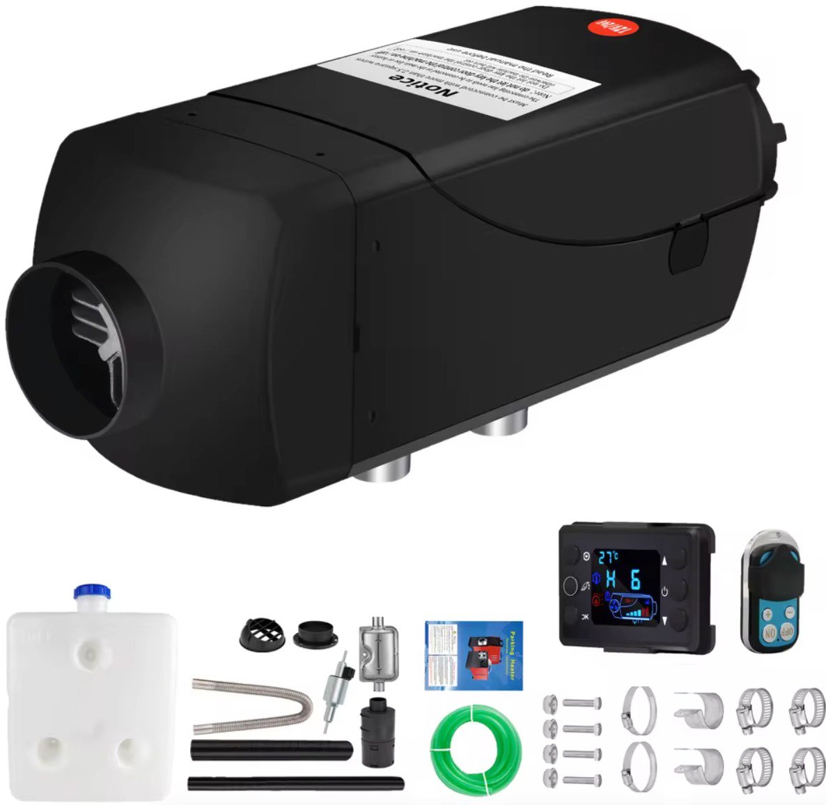 ZenHeat nezávislé kúrenie na naftu 5kW 12 V/24 V, vlastný palivový okruh, Bluetooth aplikácia, ovládač