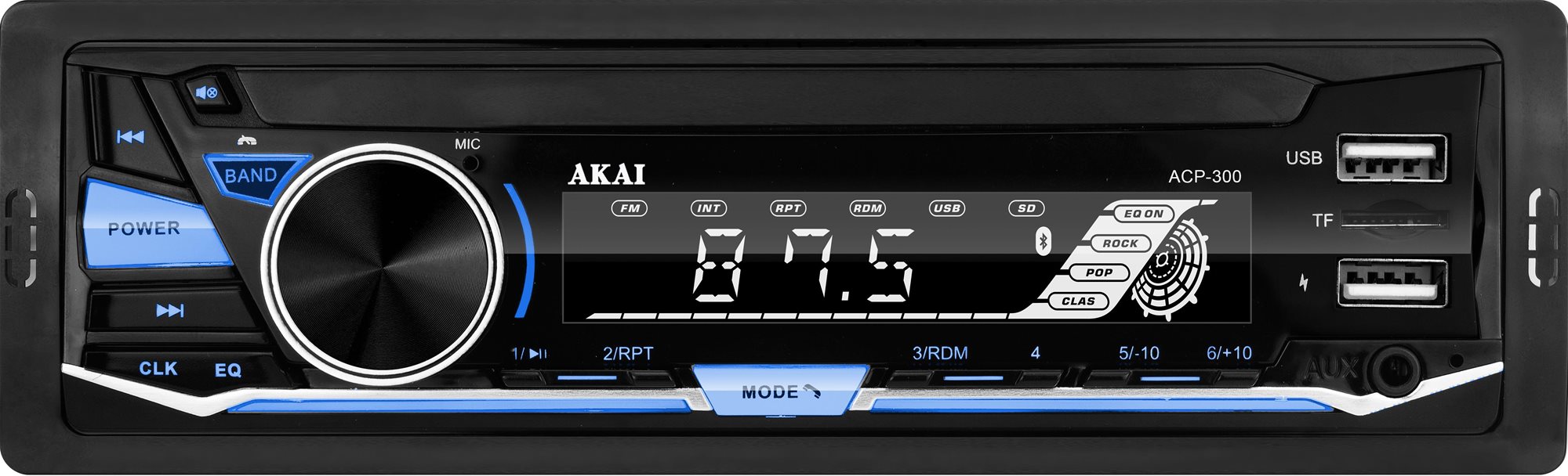 Akai Autorádio s BT a duálnym USB ACP-300