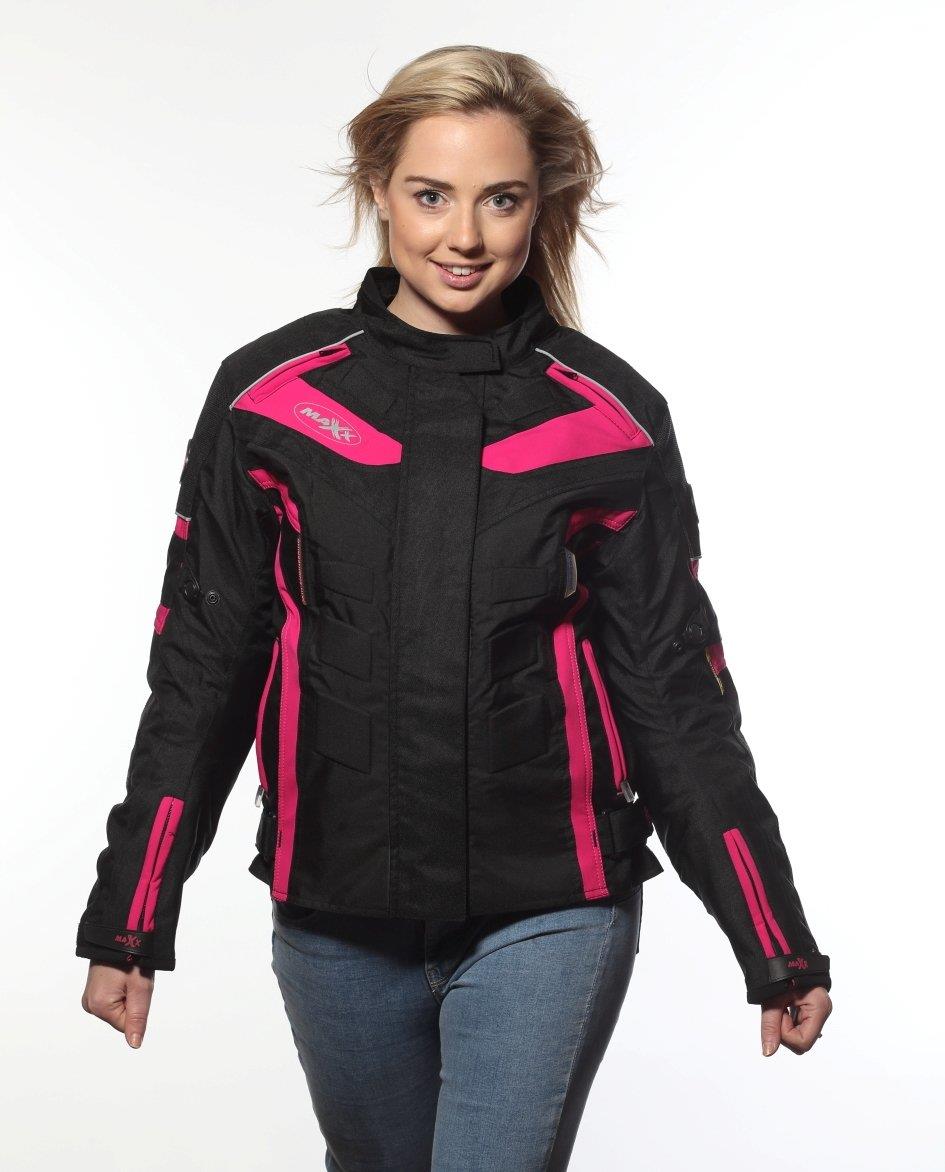MAXX – NF 2400 Dámska soft-shell bunda čierno-fialová XS