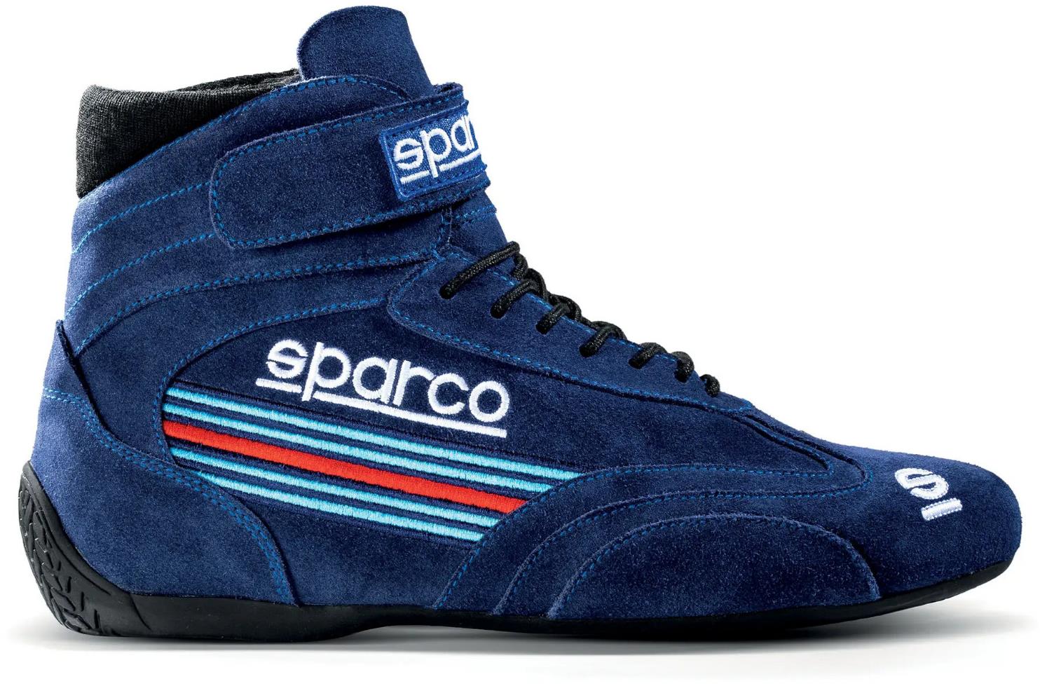 Sparco Pretekárske topánky Top Martini Racing, s homologizáciou FIA, farba modrá, veľkosť 46