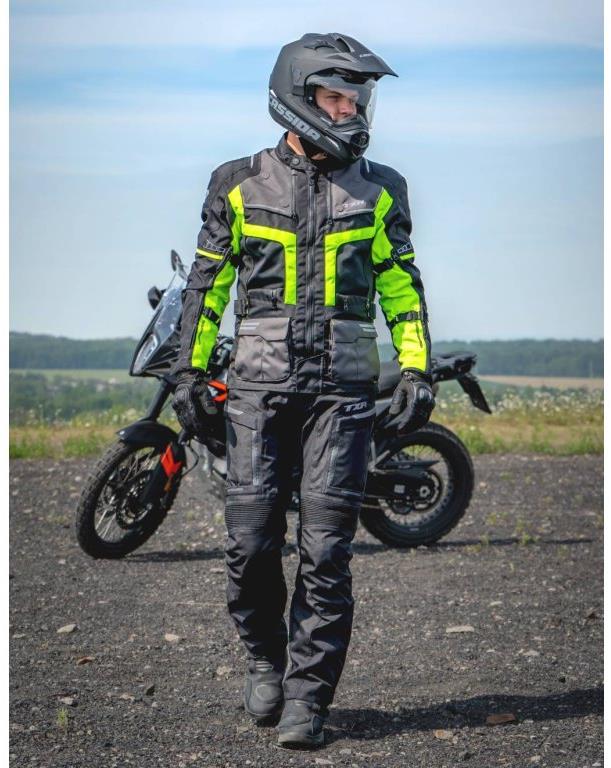 TXR Tracer čierno-sivo-fluo žltá 5XL