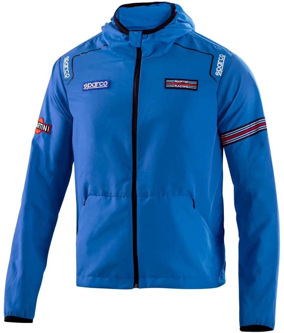 Sparco vetrovka Martini Racing, farba modrá, veľkosť L