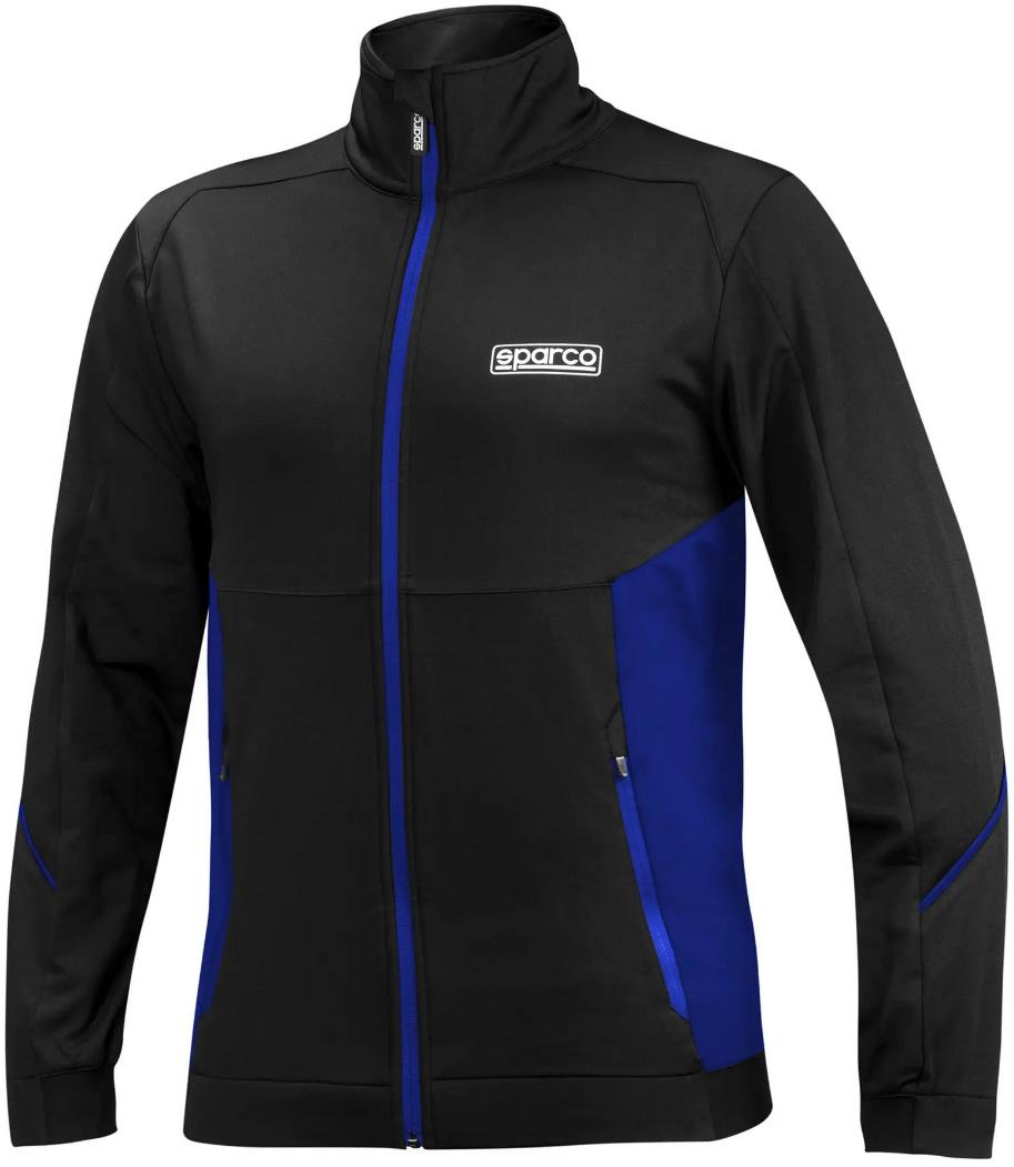 Sparco bunda so zipsom, farba čierno-modrá, veľkosť XL